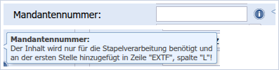Mandantennummer