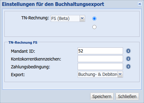 Dialog FS Gesamtansicht