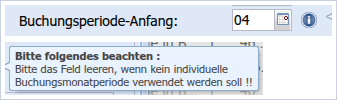 Buchungsperiode-Anfang