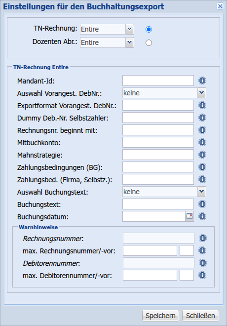 Dialog Entire Gesamtansicht