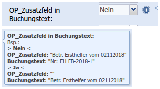 OP_Zusatzfeld in Buchungstext