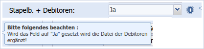 Stapelb. + Debitoren