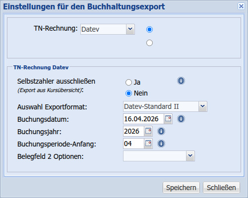 Dialog Datev-Standard II