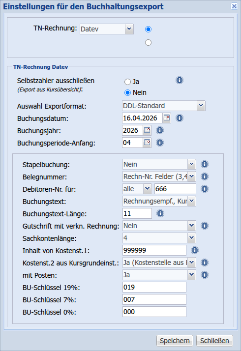 Dialog mit Posten Ja